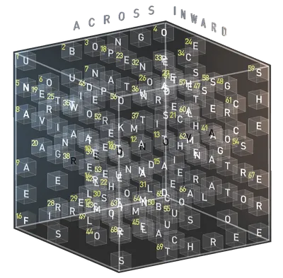 3D Crossword